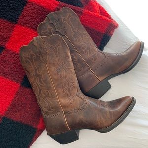 JUSTIN Womens Cowgirl Boots Size 9